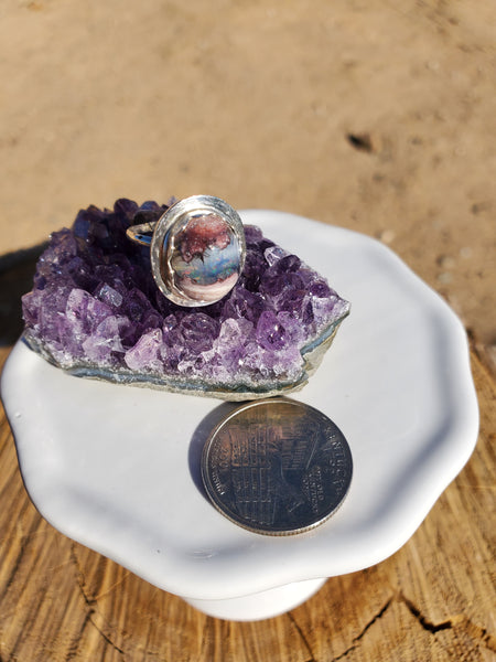 Boulder Opal Adjustable Ring