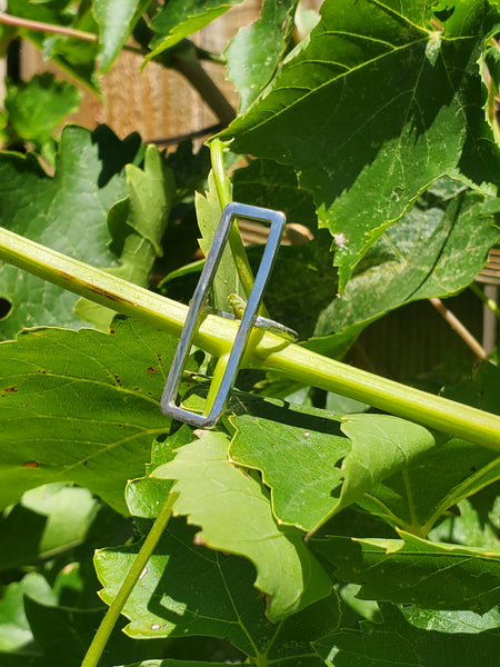 Rectangle Argentium Silver